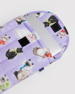 Baggu Puffy Laptop Sleeve 13"/14" Fancy Cats