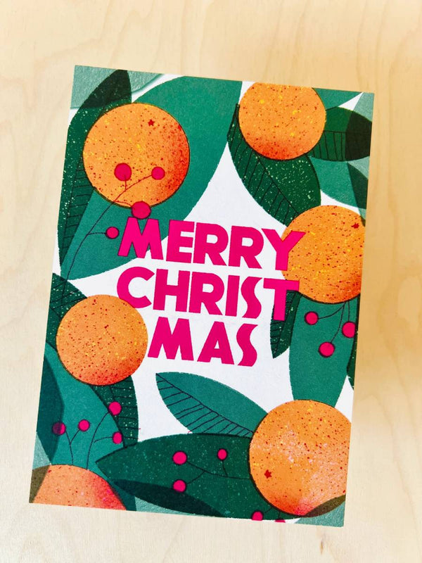 Orange Wrap Postkarte