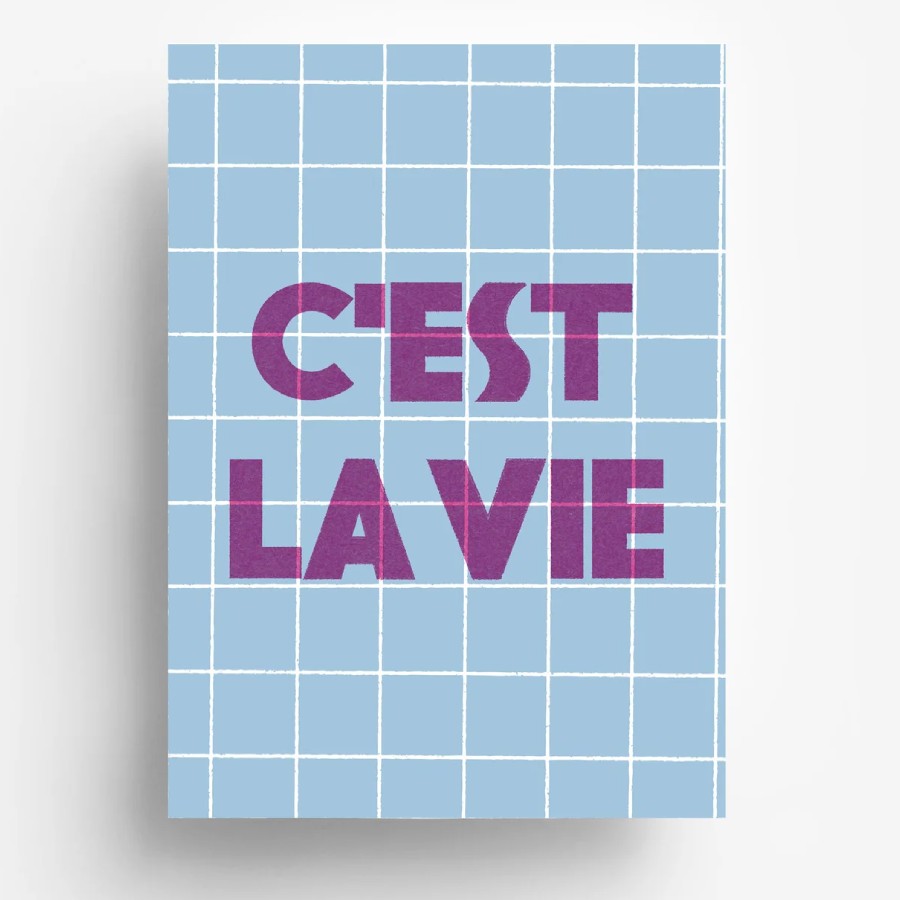 C'est La Vie Postkarte