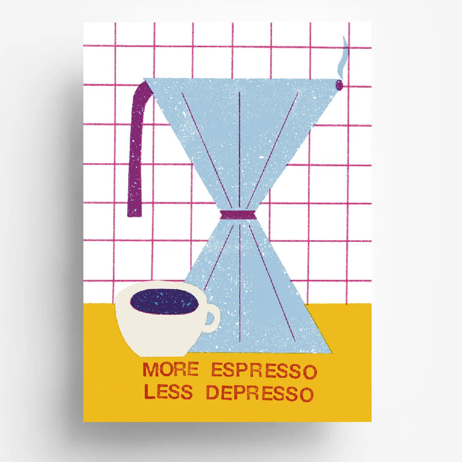 Espresso Postkarte