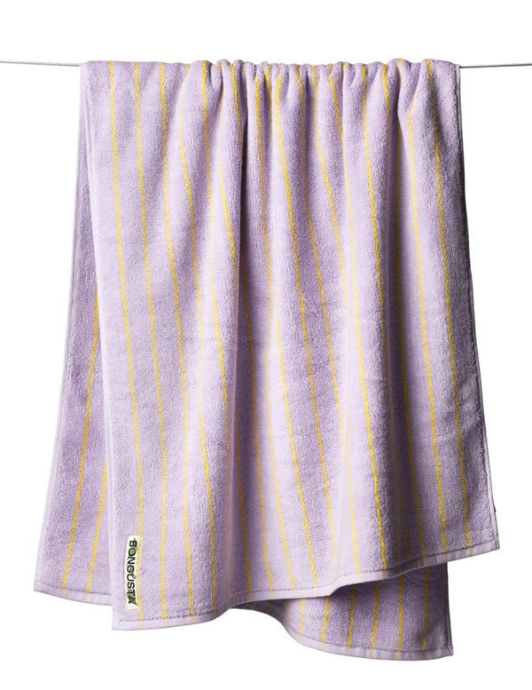 Naram Badehandtuch Lilac & Neon Yellow (70x140cm)