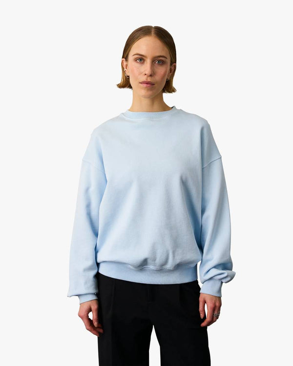 Organic Oversized Sweatshirt Magenta Blaze