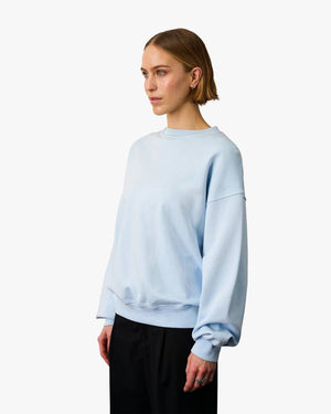 Organic Oversized Sweatshirt Magenta Blaze