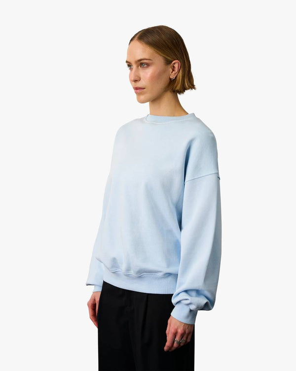 Organic Oversized Sweatshirt Magenta Blaze