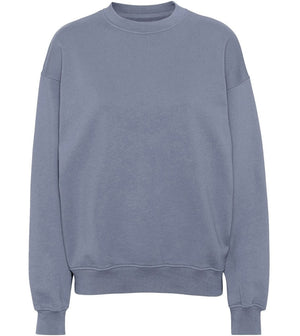 Organic Oversized Sweatshirt Neptune Blue