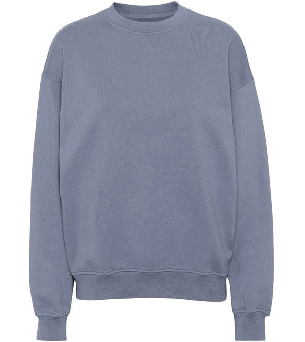 Organic Oversized Sweatshirt Neptune Blue