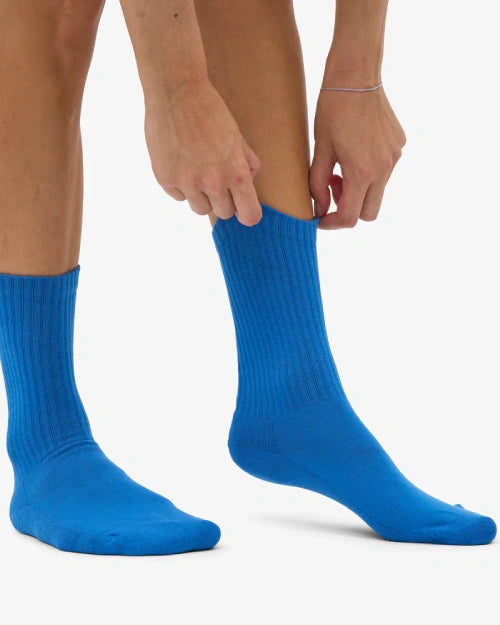 Organic Active Socks Pacific Blue