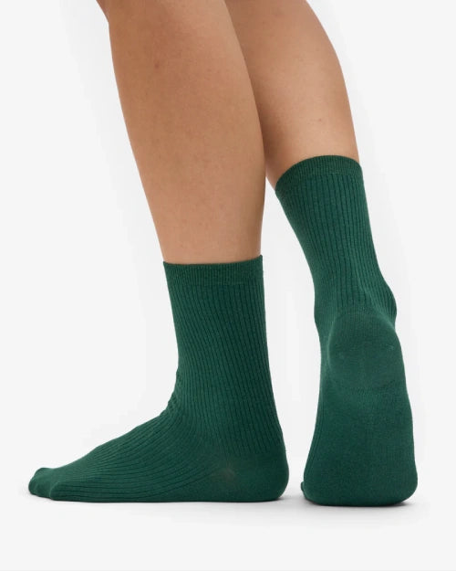 Classic Organic Socks Emerald Green