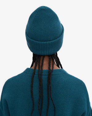 Merino Wool Hat Ocean Green