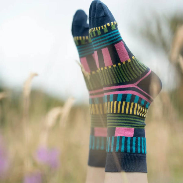 Multi Stripes Socken