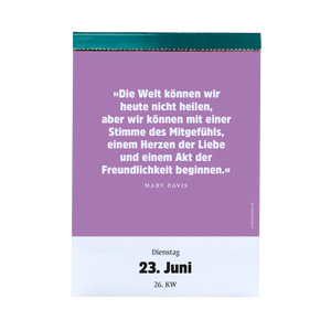 Abreißkalender »Halbwegs entspannt durch 2026«