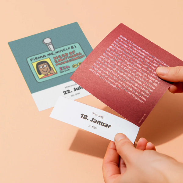 Abreißkalender »Halbwegs entspannt durch 2026«