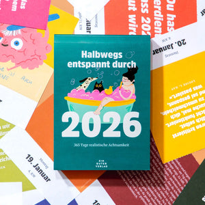 Abreißkalender »Halbwegs entspannt durch 2026«