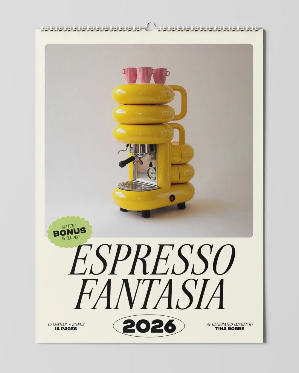 Espresso Fantasia Fotokalender 2026 by Tina Bobbe