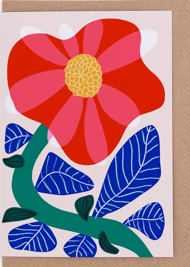 Camelia Klappkarte