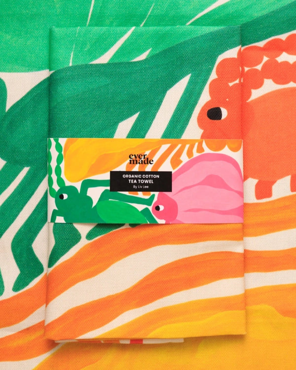 Evermade Liv Lee Insects Geschirrhandtuch