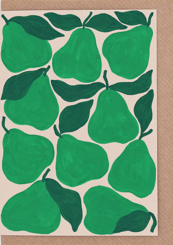 Evermade Green Pears Klappkarte