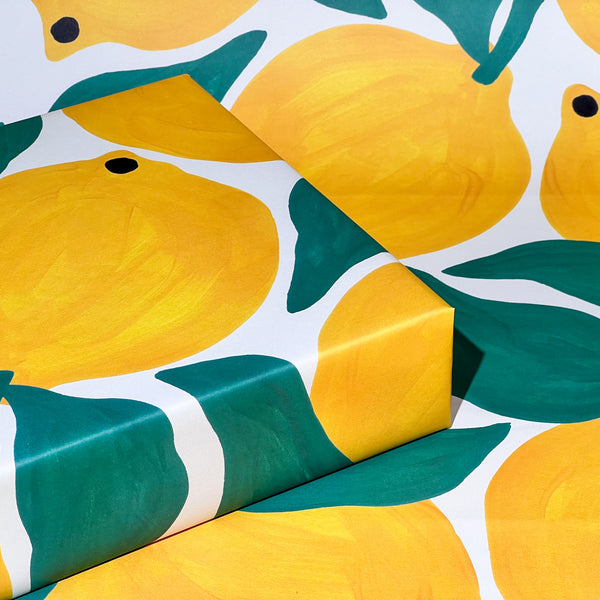 Evermade Lemons Geschenkpapier