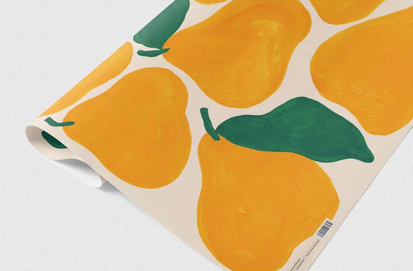 Yellow Pears Geschenkpapier