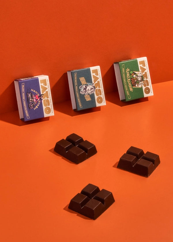 KING'S RANSOM Schokolade mit Minze, Pistazien und Kakaonibs (40g)