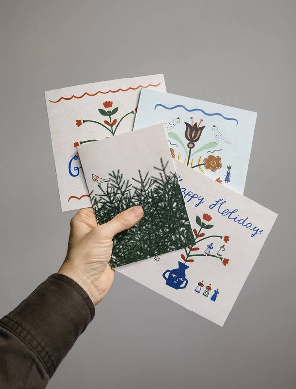 Happy Holidays Klappkarte