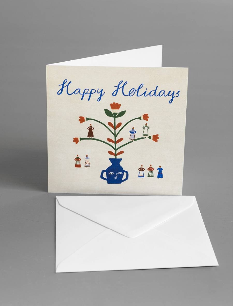 Happy Holidays Klappkarte