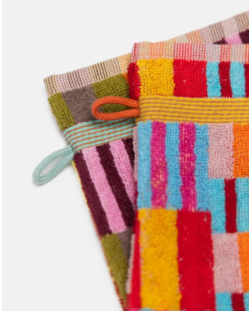 Odds & Ends Wash Glove Duo #47 Tulip Quilt 2er Set