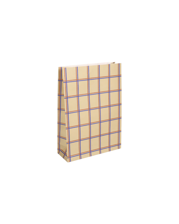 Geschenktüte Tartan Check mit Boden (5er-Pack)