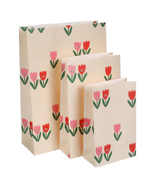 Geschenktüte Anne Pascal Tulips mit Boden (5er-Pack)