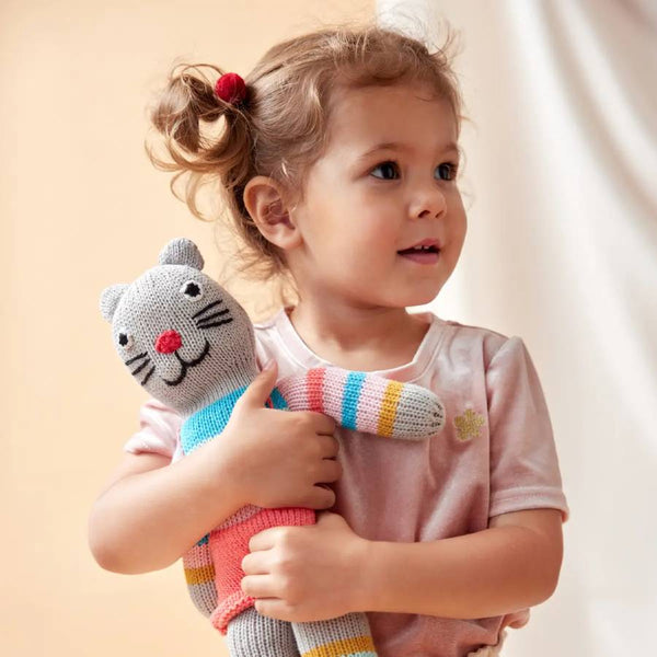 PomPom Haargummi 8er Set Rot