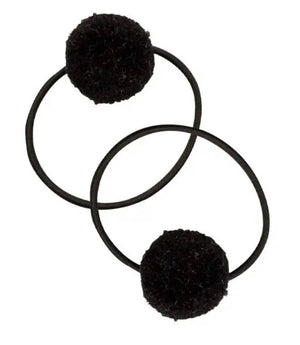 PomPom Haargummi 8er Set Grün