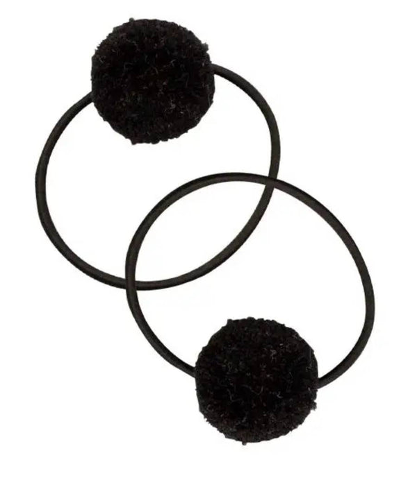 PomPom Haargummi 8er Set Grün