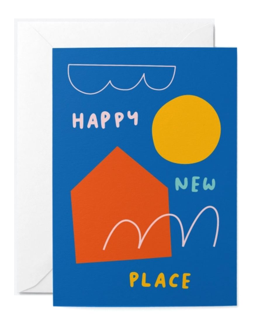 Happy New Place Klappkarte