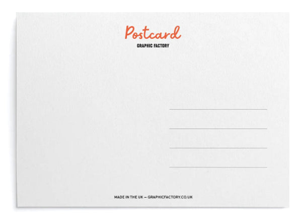 Postkarte Merci