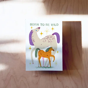 Barbara Dziadosz Born To Be Wild Postkarte