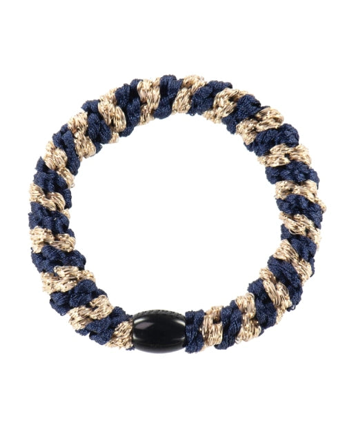 Kknekki Haargummi Navy Beige Glitter