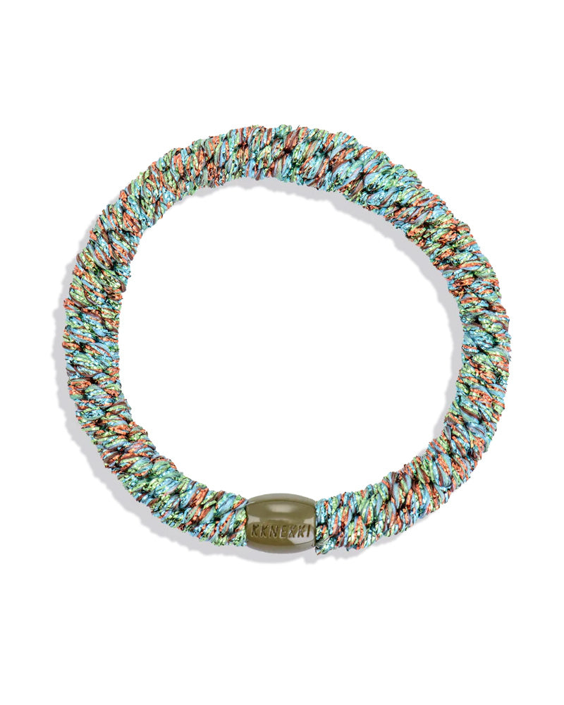 Kknekki Haargummi Coral Green Glitter