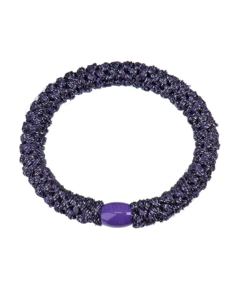 Kknekki Haargummi Dark Purple Glitter