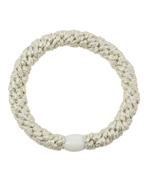 Kknekki Haargummi Ivory Glitter