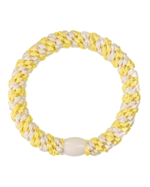 Kknekki Haargummi Lemon Ivory Stripe
