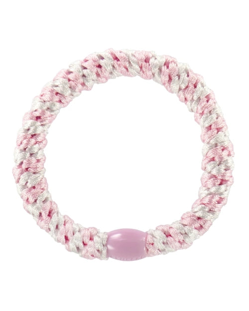 Kknekki Haargummi Light Pink-White Stripe