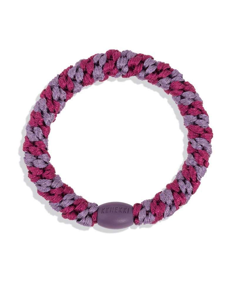 Kknekki Haargummi Mulberry Mauve Stripe