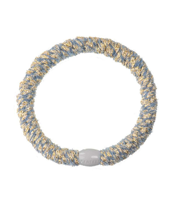 Kknekki Haargummi Velvet Glitter Jeansblue