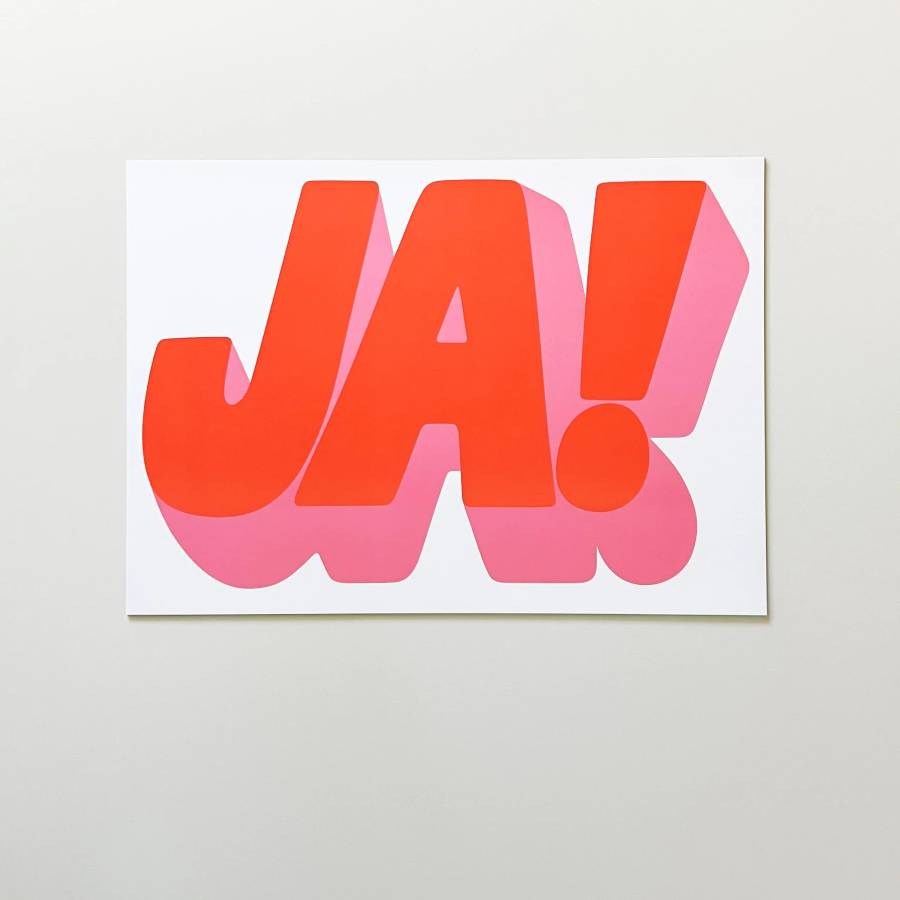 JA! Poster (50x70cm)