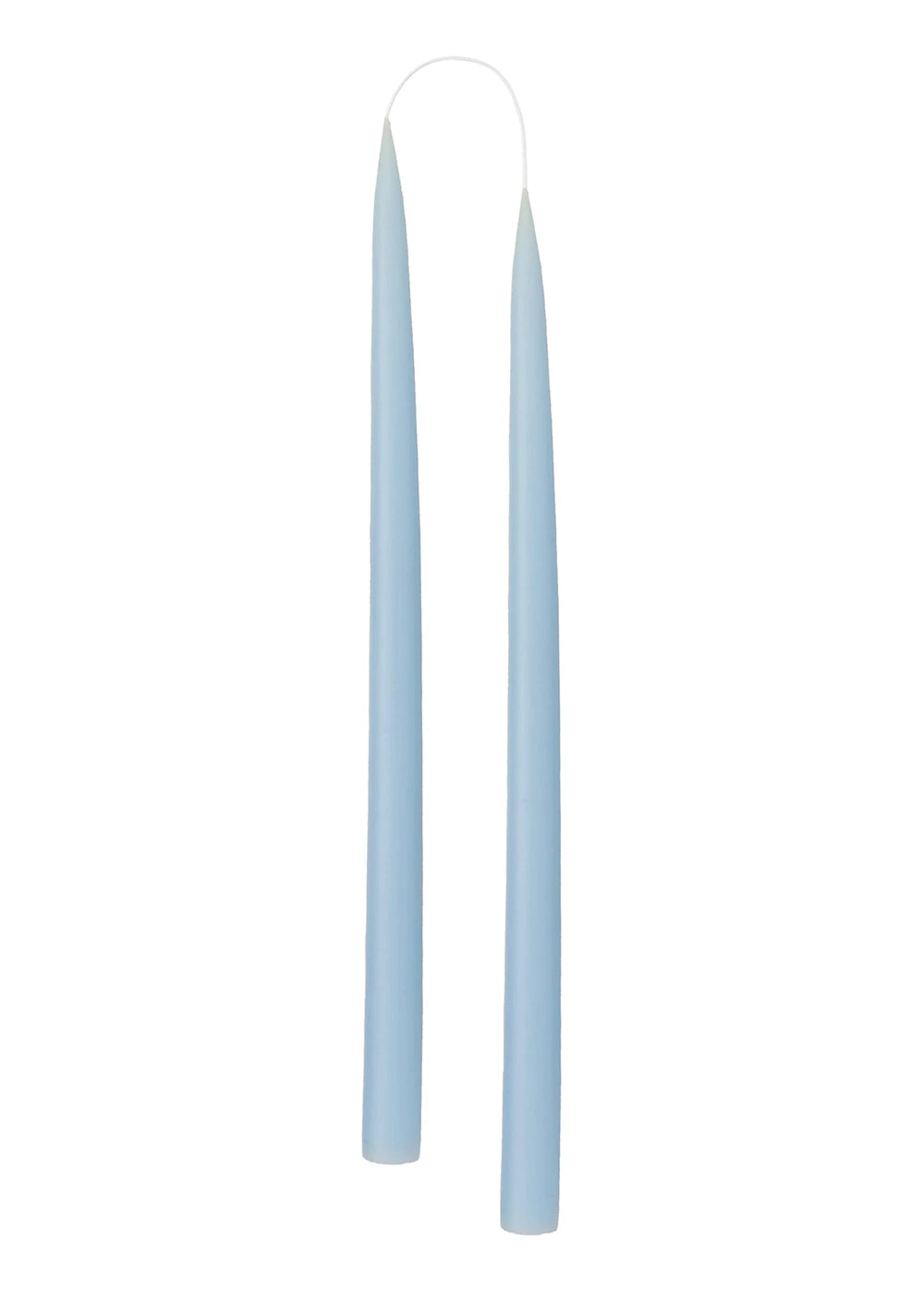 Hand Dipped Candle Pastel Blue H35cm (2er Set)