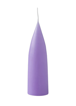Cone-Shaped Candle Pastel Purple
