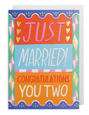 Ruby Taylor Just Married Klappkarte