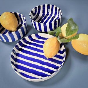 Schale Stripes Mare Blue