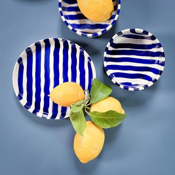 Schale Stripes Mare Blue