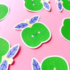 Green Apple Sticker